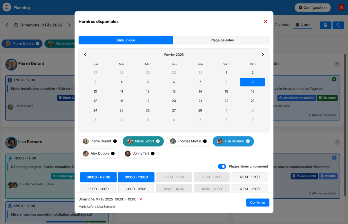 Multi-resource planning management