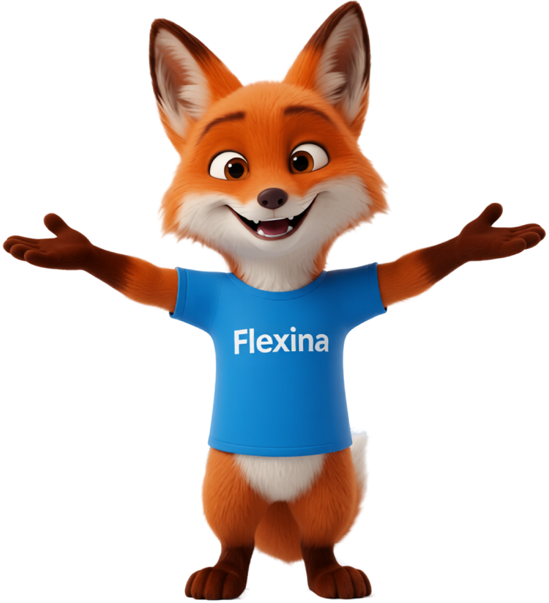 Flexina, logiciel de facturation belge — mascotte renard