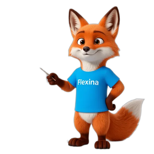 Le renard Flexina compare les quatre logiciels au tableau